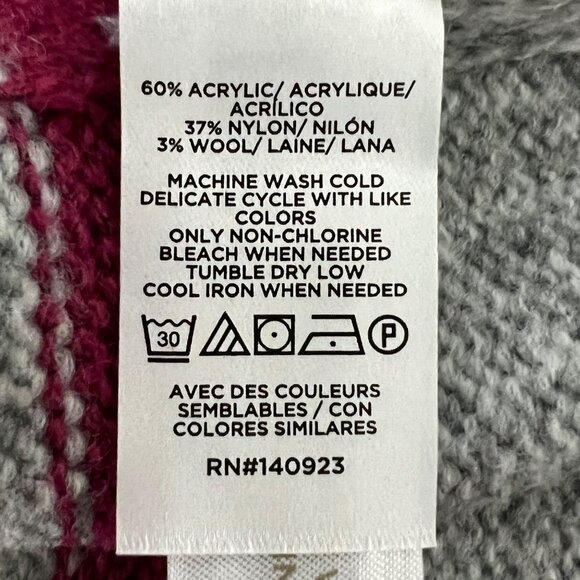 LOFT Womens Gray Striped Turtleneck Poncho Sweater Short Sleeves size XS Small - Picture 14 of 16